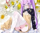 女性のイラストを描きます アイコンや歌ってみた等にオススメです イメージ1
