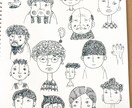 線画を主にイラストを描いてます おしゃれな色合いで可愛いを意識してます イメージ3