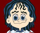 アメリカンポップでカワイイアイコン描きます 無料修正可能で希望に沿ったイラストを提供致します！ イメージ1