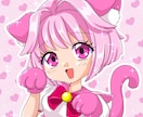 90年代アニメ風♡キュンとときめくアイコン描きます 平成女子全員集合！懐かしい☆商用OKのエモ可愛いイラスト♡ イメージ4