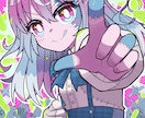 SNS用のポップで可愛いアイコン描きます あなただけのキャラクターアイコンでSNSをもっと楽しく♪ イメージ1
