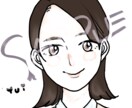 シンプルな似顔絵風のイラストお描きします 写真が無くても特徴だけで対応可! イメージ2