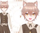 キャラデザからモデリングまで！vtuber作ります 低価格で高可動！サポート充実◎のLive2Dモデリング！ イメージ6