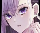 SNSアイコン、イラスト制作いたします 中性的、耽美な雰囲気が得意です イメージ4