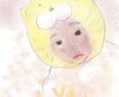 優しい雰囲気の似顔絵作成します 癒しを伝えられるような絵を作成します♪お気軽にどうぞ イメージ2