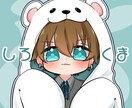可愛いアイコン描きます もちもちほっぺが特徴のアイコン作成 イメージ1