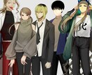 TRPGで使用できる全身立ち絵描きます 最短7日。お急ぎの場合は要相談。安い。 イメージ3