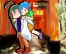 ポップで可愛いデフォルメイラスト描きます SNSアイコンからグッズや同人誌まで幅広く使えます イメージ3