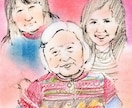 おじいちゃんおばあちゃんの似顔絵描きます おじいちゃんおばあちゃんへのプレゼントに絵を贈りましょう。 イメージ3