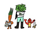 パッケージのイラストのデザインできます お店のための「手描きラベルのイラスト」制作します イメージ3