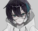歌みたSNSアイコン利用ok/人物を描きます 最短1週間納品可能！厳かな品+彩度低めのイラストが好きな方へ イメージ3