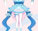 歌ってみた・配信で使えるオリジナルイラスト描きます お好みの絵柄に寄せることも可能◎ イメージ10