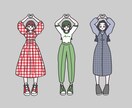 ハートポーズのアイコンお描きします プロフィールに可愛らしさをプラス！ イメージ1