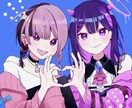 アイコン・サムネ用・1枚絵など幅広く制作します 綺麗系、かわいい系のイラストを描きます！ イメージ1