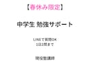 中学生の勉強質問対応します 【春休み限定】新学期前にぜひ！わからない所を無くしちゃおう！ イメージ1