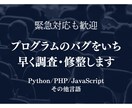 プログラムのバグをいち早く調査・修整します プログラムのバグをどこよりも早く調査・修正します！ イメージ1