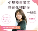 小規模事業者持続化補助金の事業計画書を支援します 商工会支援実績多数！女性診断士が初めての方も優しくサポート イメージ1