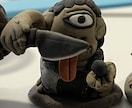 オリジナルキャラ粘土人形制作します 完全オーダーメイドで制作します イメージ3