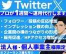 法人様・個人事業主様限定！Ｘを１週間～運用します 貴社のX(Twitter)を運営代行！上場企業など実績多数◎ イメージ1