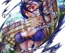 SNSアイコン　イラスト　描かせていただきます 濃いめの塗りと動きのある構図が得意です。きっと魅力倍増です。 イメージ10