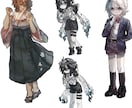 ゲーム風男女キャラクターイラスト制作します オリキャラ大歓迎世界観や設定を大切にしながら制作いたします。 イメージ3