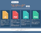 AI作成ロゴをプロが完全ベクター化します 印刷・SNS対応の納品データ一式作成 イメージ5