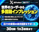 X【月額プラン30日間】インプレッション増加します 1万回増加★Twitterツイート回数無制限★毎日可★ イメージ6