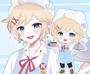 デフォルメ表情差分たくさん描きます ミニキャラの表情差分オプションあり！表情豊かに描きます！ イメージ6