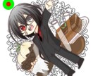 アクリルキーホルダーのイラスト描きます 2.5等身のミニキャラを描きます(商用利用可) イメージ4
