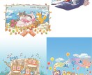 かわいい挿絵、イラストを描きます 特別なプレゼント、SNS・冊子等にいかがですか？ イメージ1