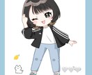 可愛いポップなちびキャラ調で似顔絵描きます ちびキャラ・デフォルメの似顔絵をお描きします！ イメージ4