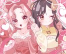 最短1週間！かわいいイラスト作成します キラキラとしたゆめかわなイラスト描きます！ イメージ5