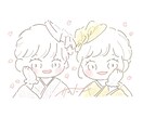 2人用♡写真なし◎オリジナルイラストをお描きします 写真なしの方も◎あなただけのイラストをプレゼント イメージ5