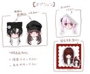 ステッカー風ミニキャラを描きます アイコン、サムネに使用、顔隠し用など様々なものに使用できます イメージ2