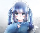 動画サムネやSNSアイコンのご使用いただけます 甘めで可愛い女の子のイラストを作成します！ イメージ1