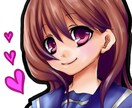 オリジナルアイコンを作成します あなただけのキャラクターを描きます！女の子が得意です イメージ1