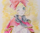 SNSアイコンお描きします アナログ、水彩ペンを使用して描きます。 イメージ1