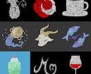 世界にひとつだけの手描き幾何学模様を作ります 幾何学模様の個性的なロゴ・イラスト・ヘッダーをお作りします。 イメージ1