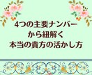 数秘❀自己肯定感up・貴方の活かし方をお伝えします 悩み電話相談・電話占い・仕事・夫婦・子育て・恋愛・自己分析 イメージ2
