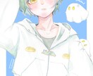 アナログで女の子(かわいい男の子)を描きます 水彩からコピック、アクリル、ペン画まで！ イメージ7