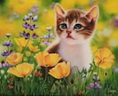 猫好きのプロの画家があなたの愛猫を油絵で描きます 世界一可愛い愛猫チャンをアート世界の主役として描きます イメージ6