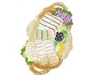 パンやケーキ、食べ物のイラスト描きます ショップカードや商品説明に使用できるイラスト イメージ8