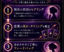 お相手との恋愛の流れとタイミングを読み解きます 今動くべきか、待つべきかを丁寧に読み解きます イメージ7