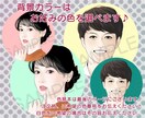 商用可◎お写真からカラーアイコンイラスト作成します 繊細でほどよいリアル感。SNS、HP、ブログ、名刺にも♪ イメージ4