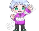 ミニキャラお描きします アイコンやグッズ制作等に！かわいいミニキャラお描きします！！ イメージ2