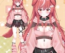 可愛いVtuber用、IRIAM用立ち絵承ります あなたの理想のキャラデザでVtuber活動をお手伝いします！ イメージ4