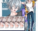 配信・SNS◎高品質な透過キャライラスト制作します Youtube/おはV・汎用性◎日々の活動に便利なイラスト❀ イメージ10