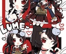 可愛い詰め込みイラスト描きます SDイラスト、顔アップイラスト、全身イラストのセットです。 イメージ4