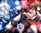 商用可◎美麗イラスト制作致します キャラデザ/動画配信用/グッズ用に！まずはご相談ください イメージ3
