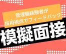 モニター価格|Web制作特化の模擬面接します 評価者視点で、強みが伝わる形に整理します イメージ1